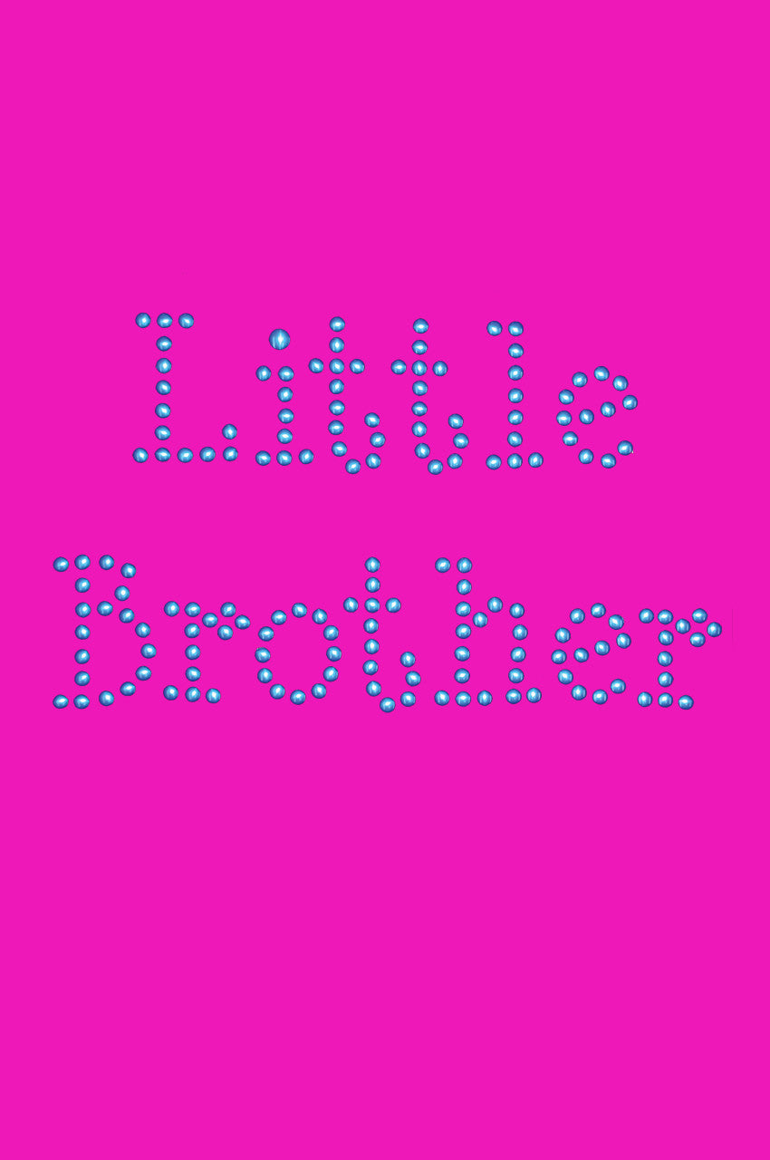 Little Brother - Blue - Bandanna Hot Pink