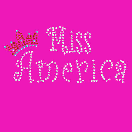 Miss America with Crown - Women's T-shirt