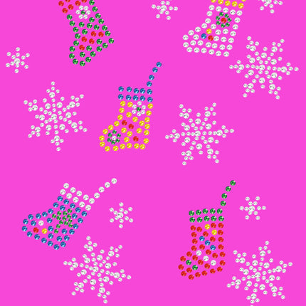 Stockings & Snowflakes - Bandana