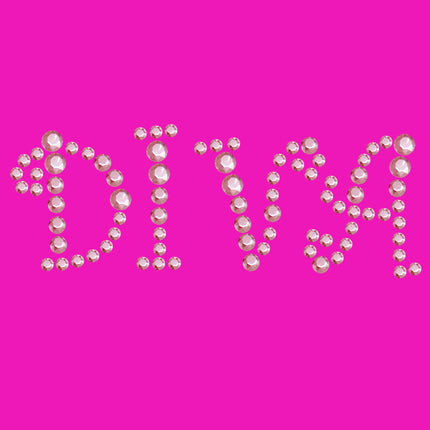 Diva (Pink Rhinestuds) - Women's T-shirt