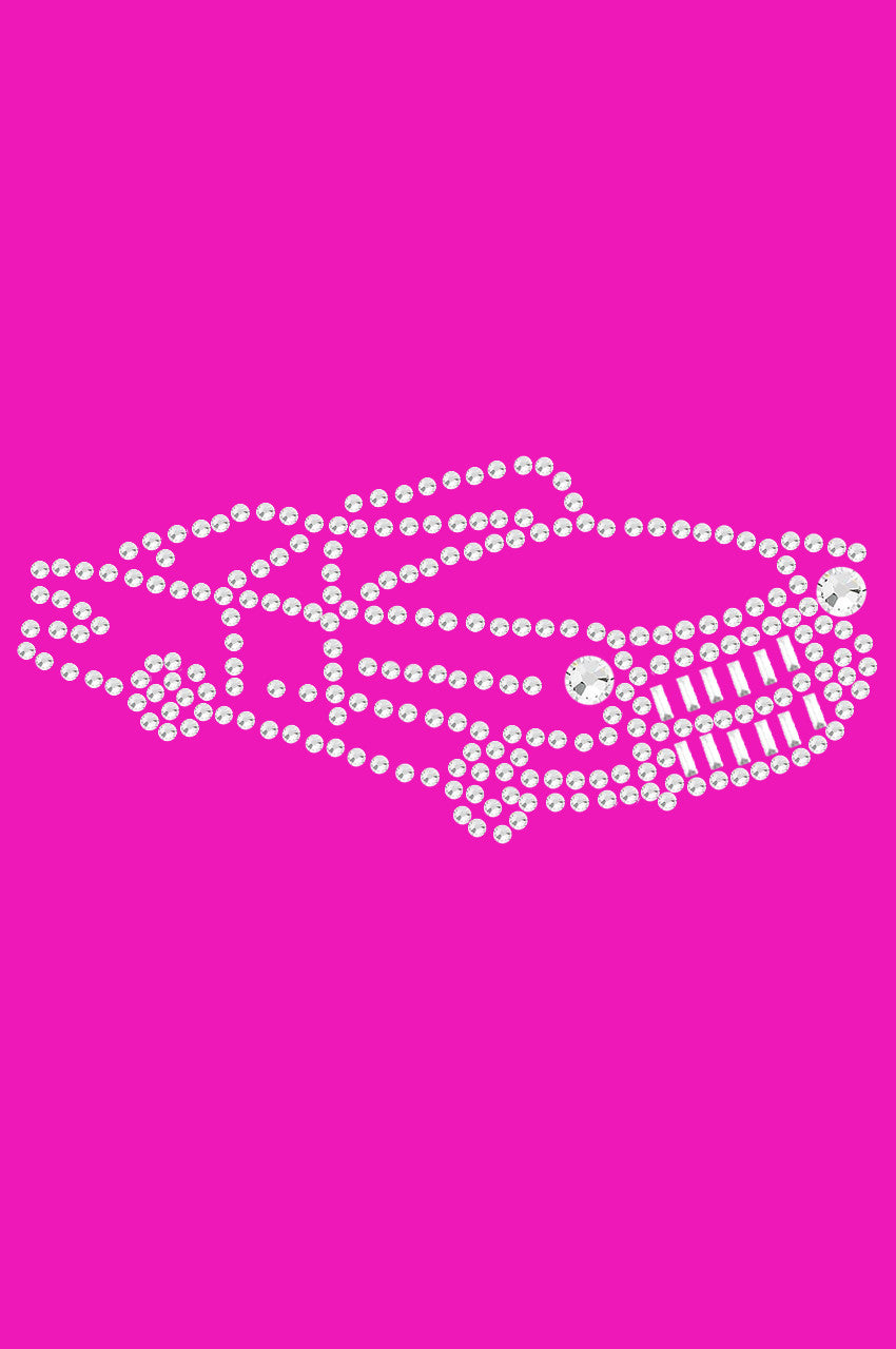 Rhinestone Convertible - Bandanas Hot Pink