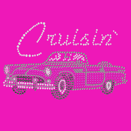 Cruisin Pink Convertible - Women's T-shirt