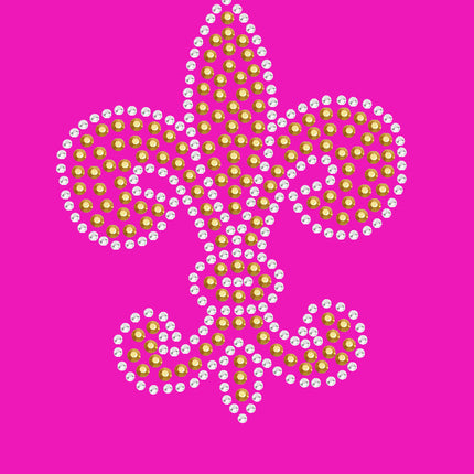 Fleur de Lis (Gold Rhinestuds) - Women's T-shirt