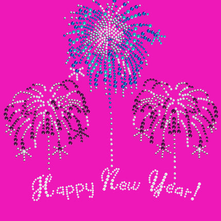 Happy New Year Fireworks - Women's T-shirt