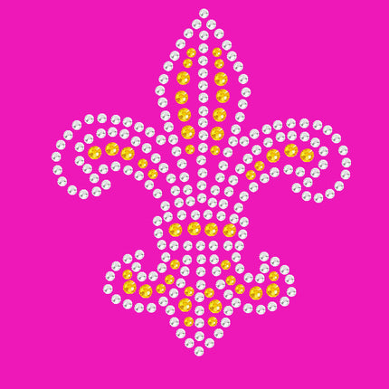 Fleur de Lis (Gold Rhinestones) - Women's T-shirt