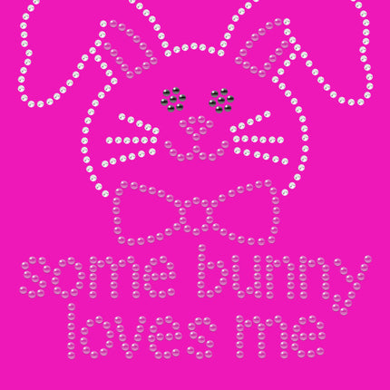 Some Bunny Loves Me (Pink) - Bandanna