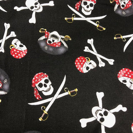 Halloween Dog Bandana Jolly Roger Skull