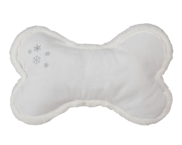 Holiday Bone Pillow Snowflake No