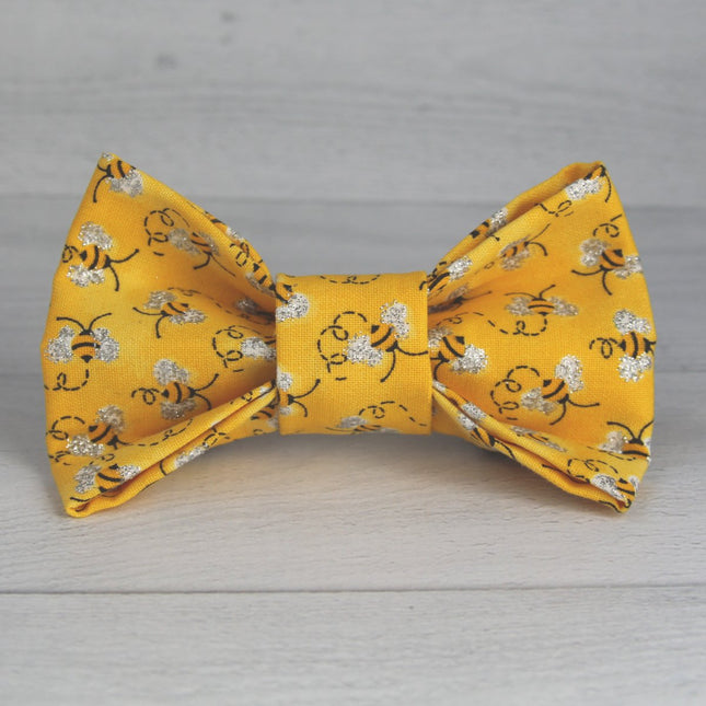 Honey Bee Dog Bow Tie