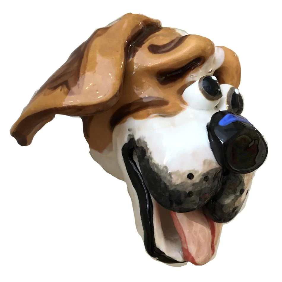 Hound Dog Head | Wall Sculpture
