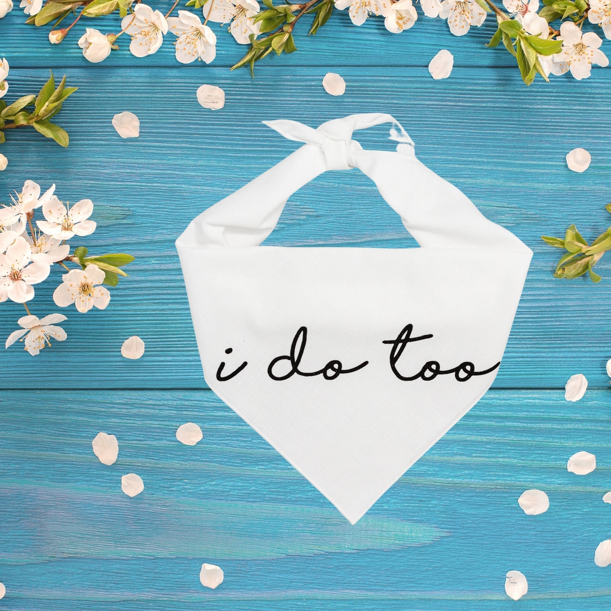 I Do Too Dog Wedding Bandana