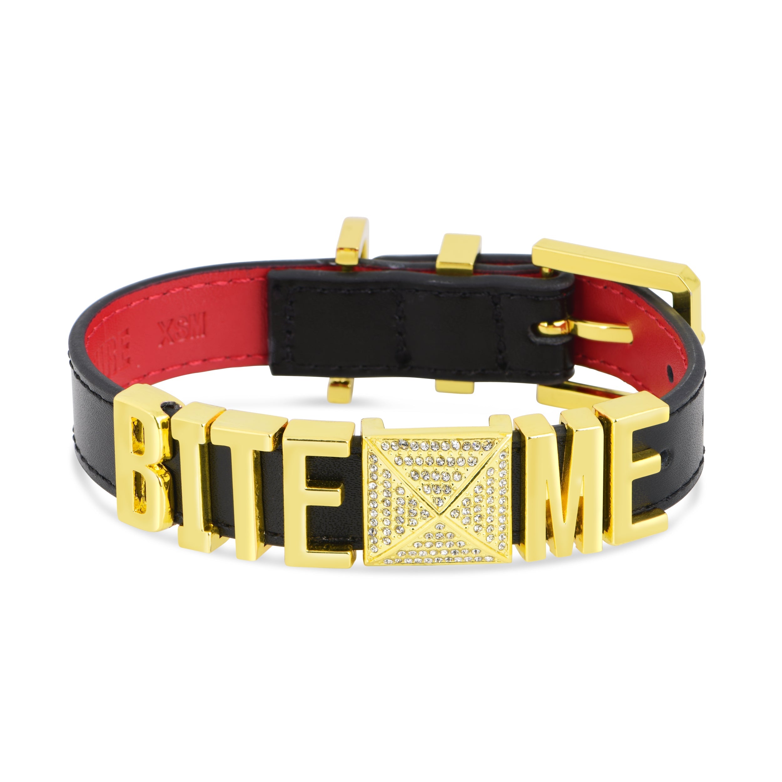 BITE ME COLLAR GOLD