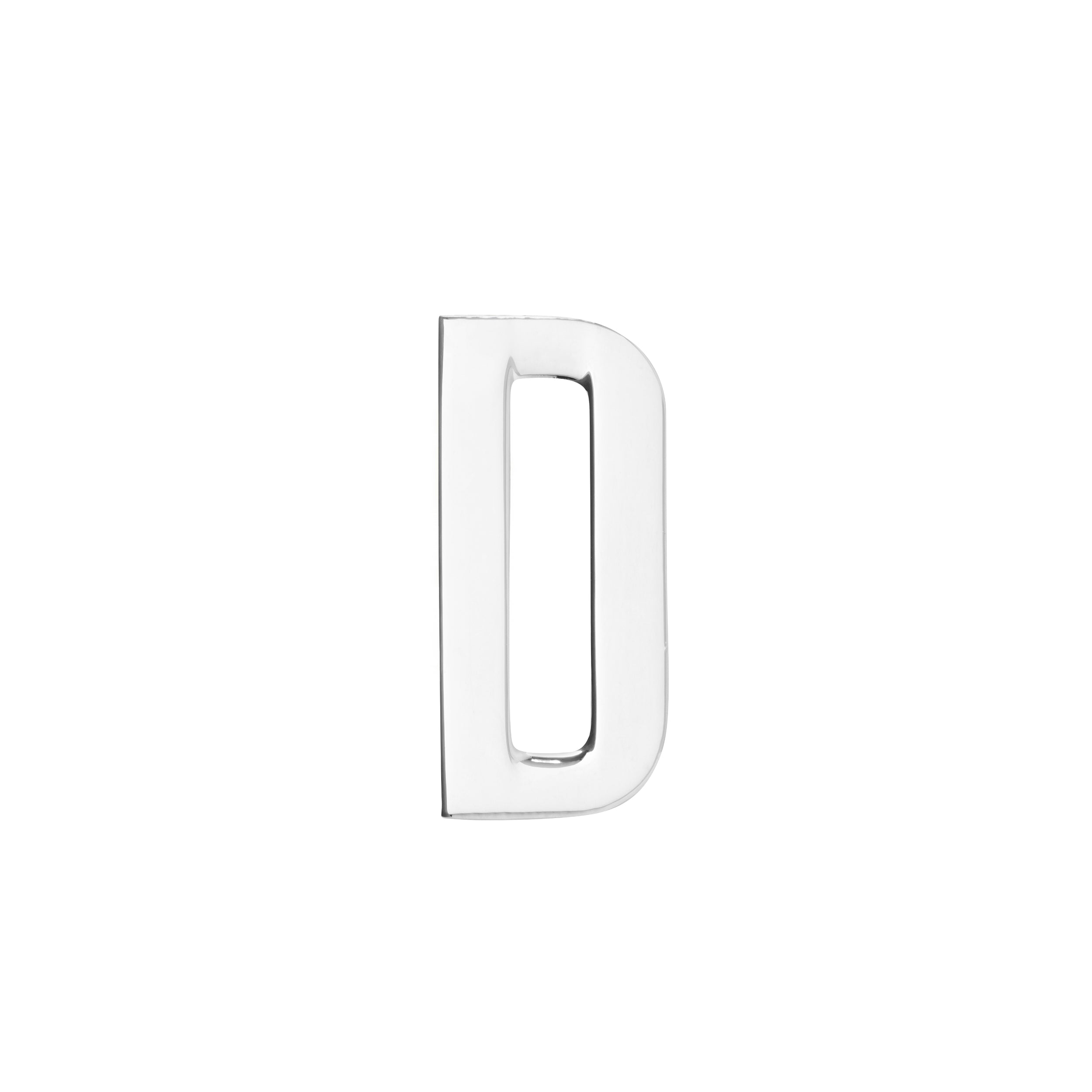 18MM CONFESSION LETTERS SILVER D