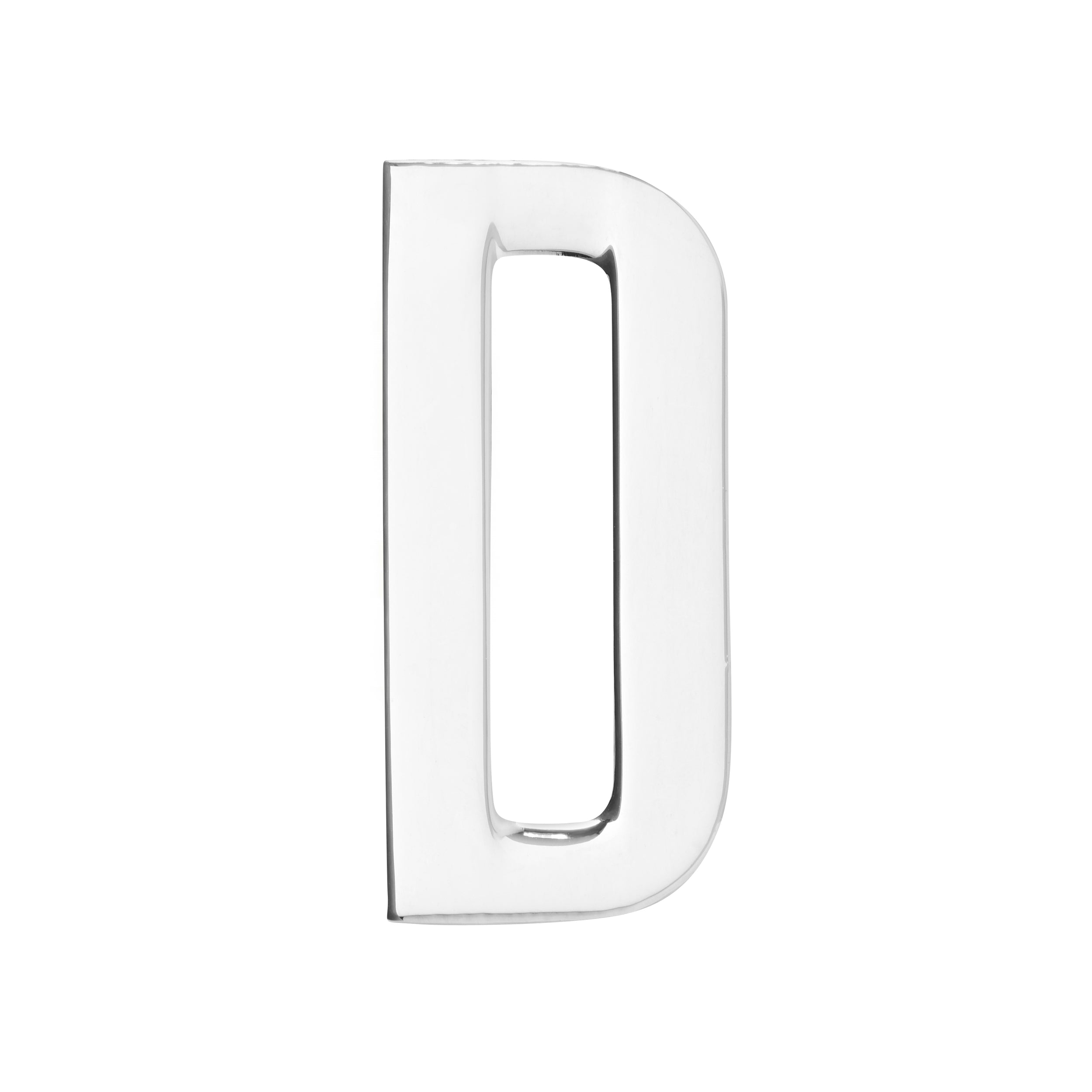 30MM CONFESSION LETTERS SILVER D