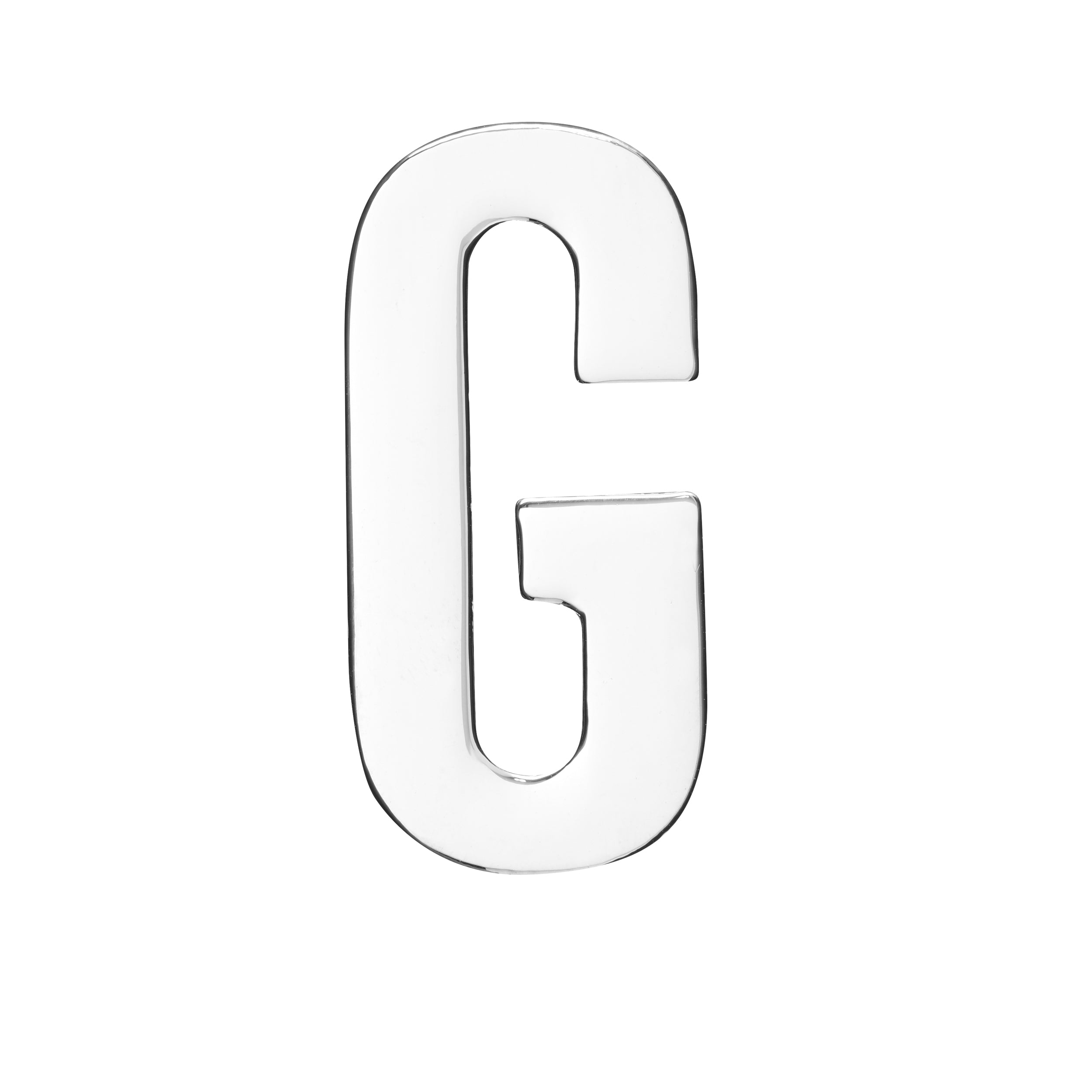 30MM CONFESSION LETTERS SILVER G