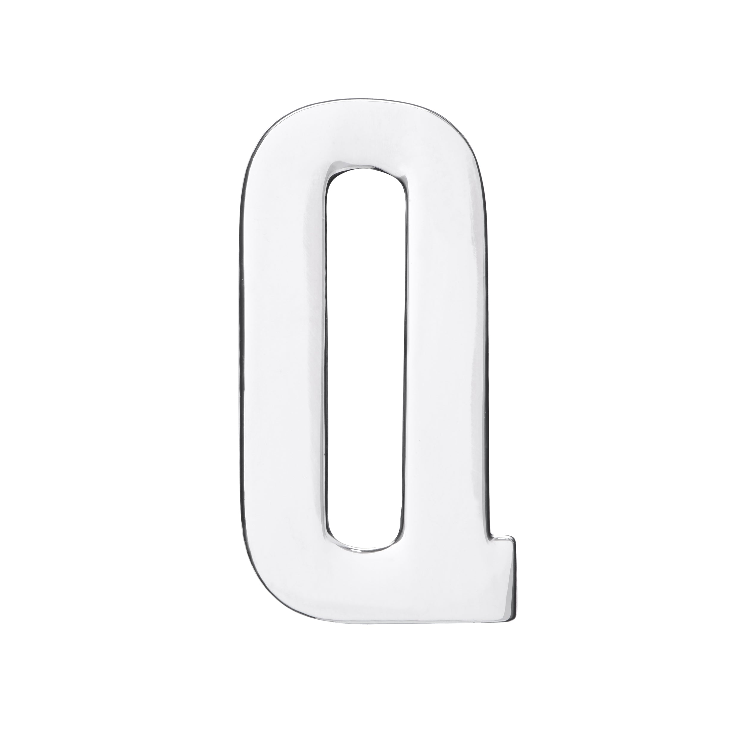 30MM CONFESSION LETTERS SILVER Q