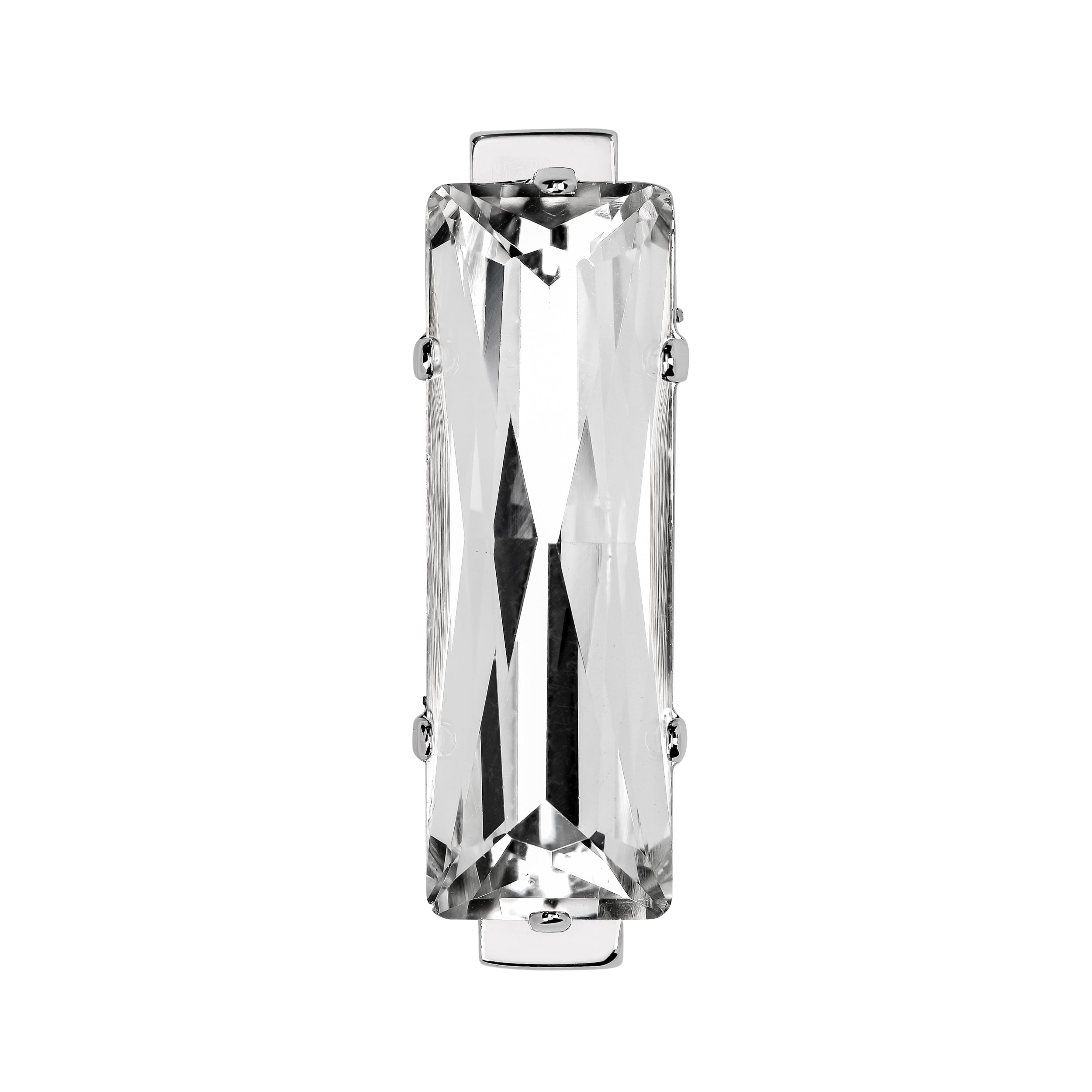 CRYSTAL SLIDERS -BIG SKINNIES- CLEAR CRYSTAL