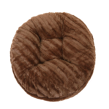 Chocolate Mink Bagel Bed