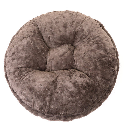 Grey Mink Bagel Bed