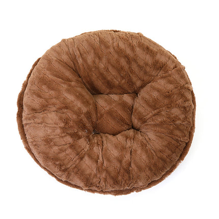 Capuccino Mink Bagel Bed