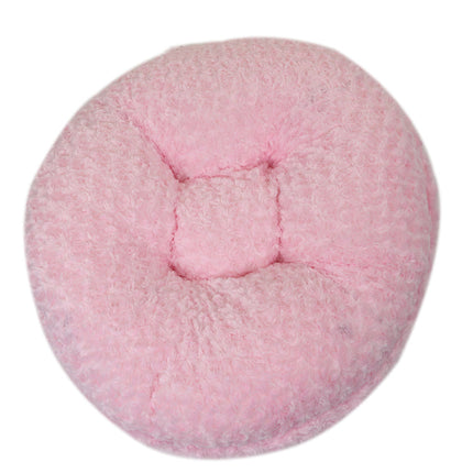 Light Pink Rosebud Bagel Bed