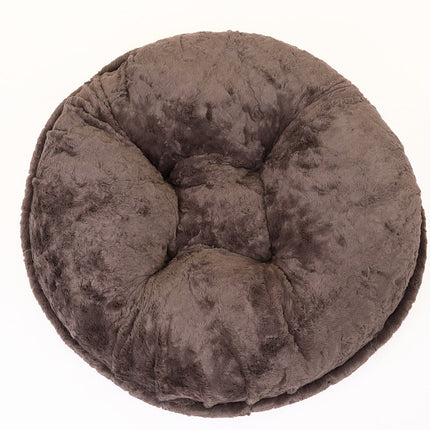 Gator with Grey Mink Bagel Bed