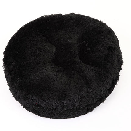 Black Shag Bagel Bed