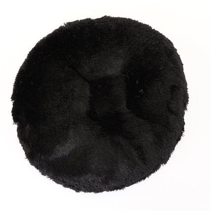 Black Shag Bagel Bed