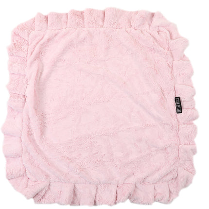 Light Pink Mink with Cream Crocodile Blanket