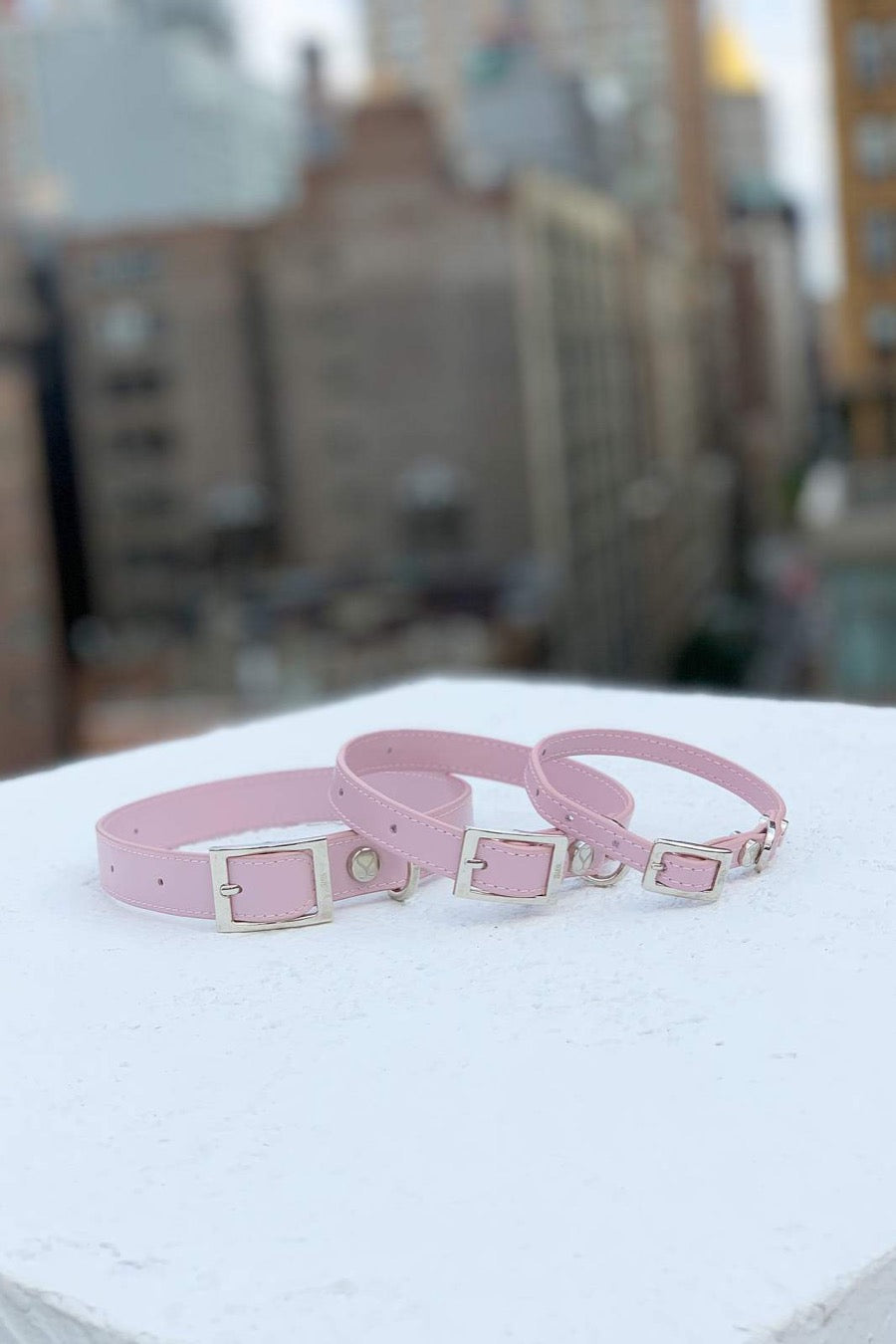 The Taylor Collar - Blush Leather