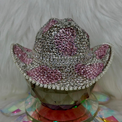 Crystal Cowboy Hat Sterling Blush Cowgirl