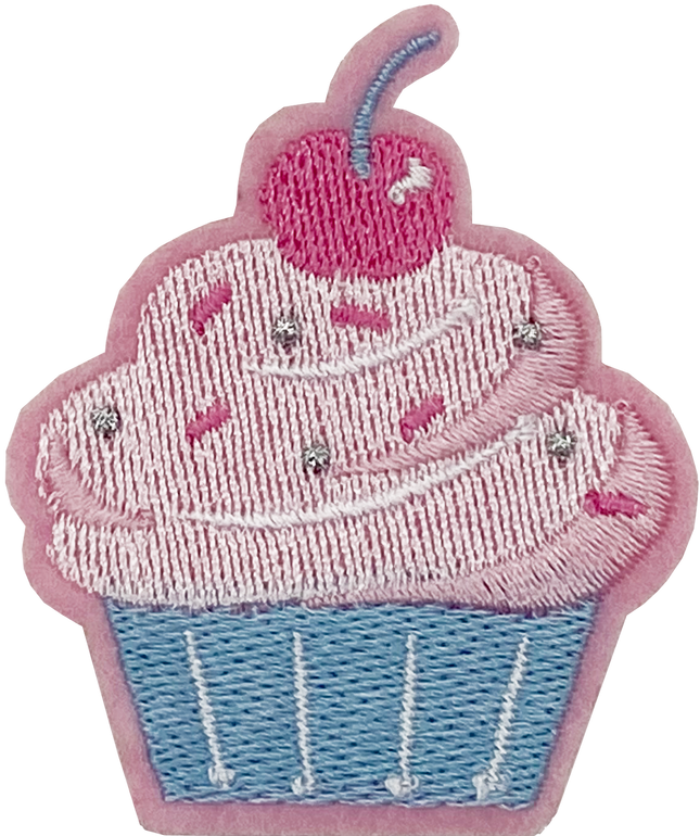 Cupcake 5 (Pink & Blue)- Patch