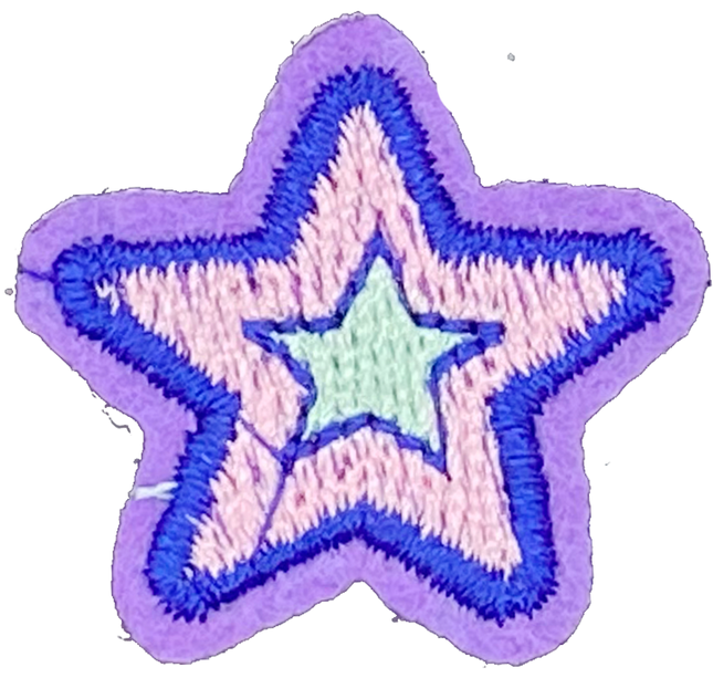 Purple & Pink Star - Patch