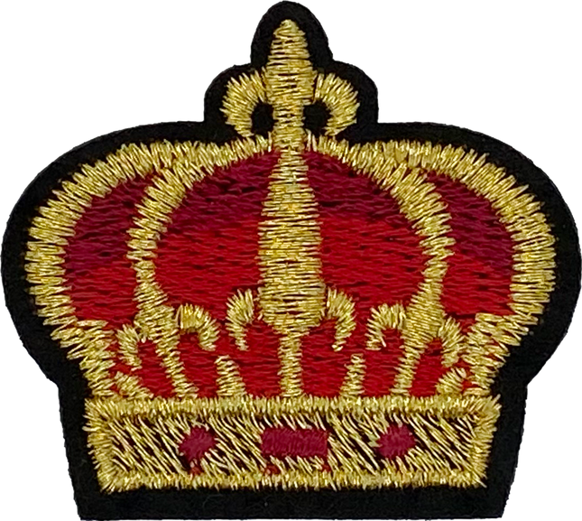 Red & Gold Crown - Patch