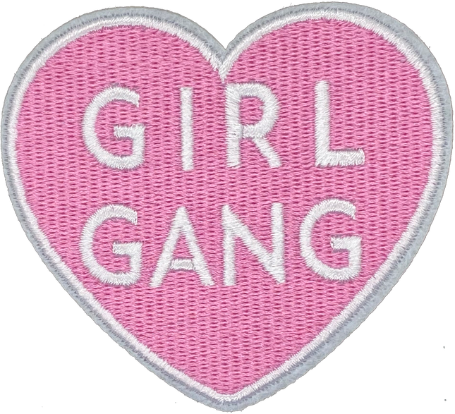 Girl Gang Pink Heart - Patch