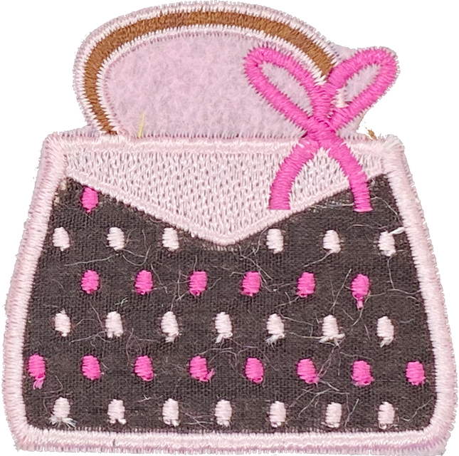 Pink Dot Purse - Patch