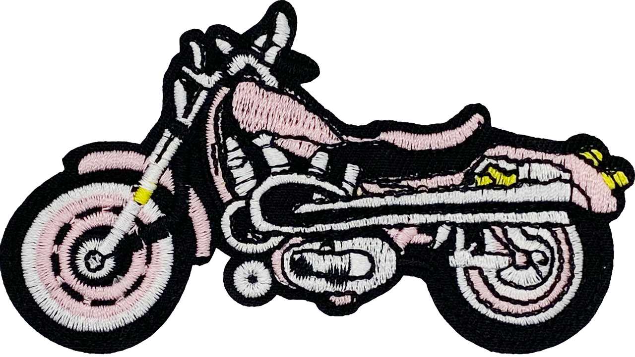 Motorcycle (Pink) - Patch