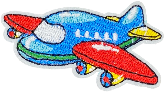 Red & Blue Plane - Patch