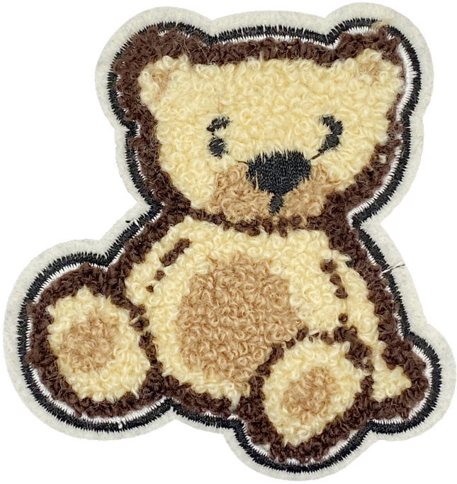 Chenille Bear - Patch