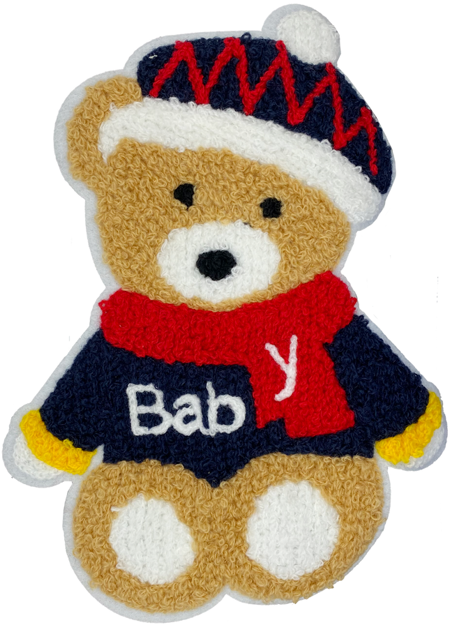 Chenille Bear 2 - Patch