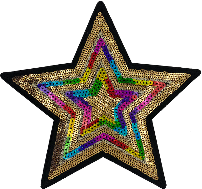 Large Sequin Star - Patch