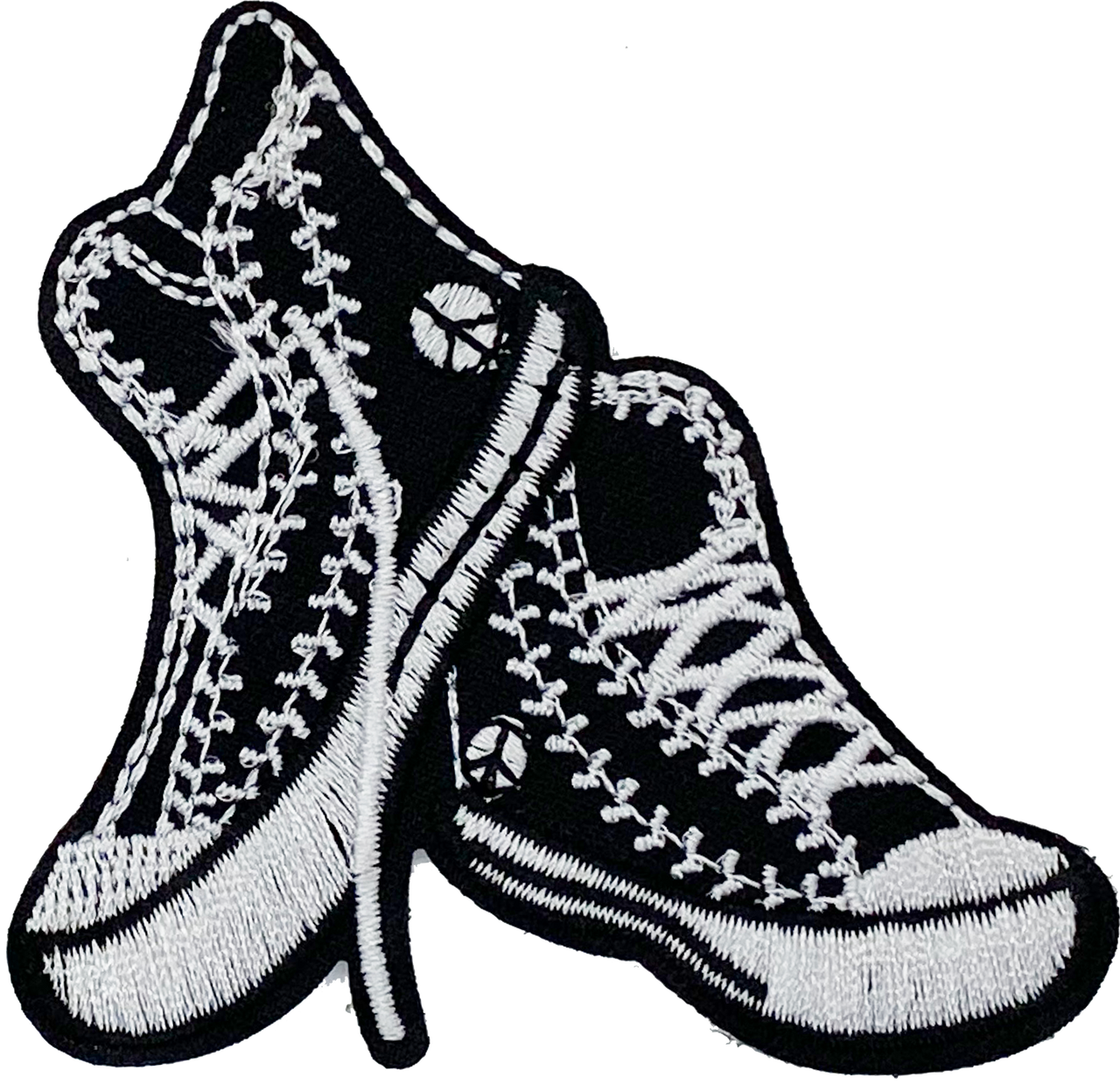 Tennis Shoes (Black & White) - Patch