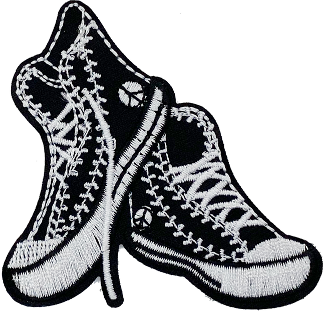 Tennis Shoes (Black & White) - Patch