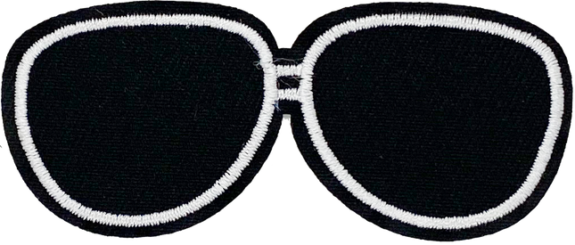 Glasses (Black & White) - Patch