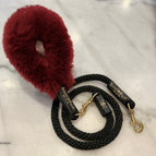 Burgundy Grip with Black Leash