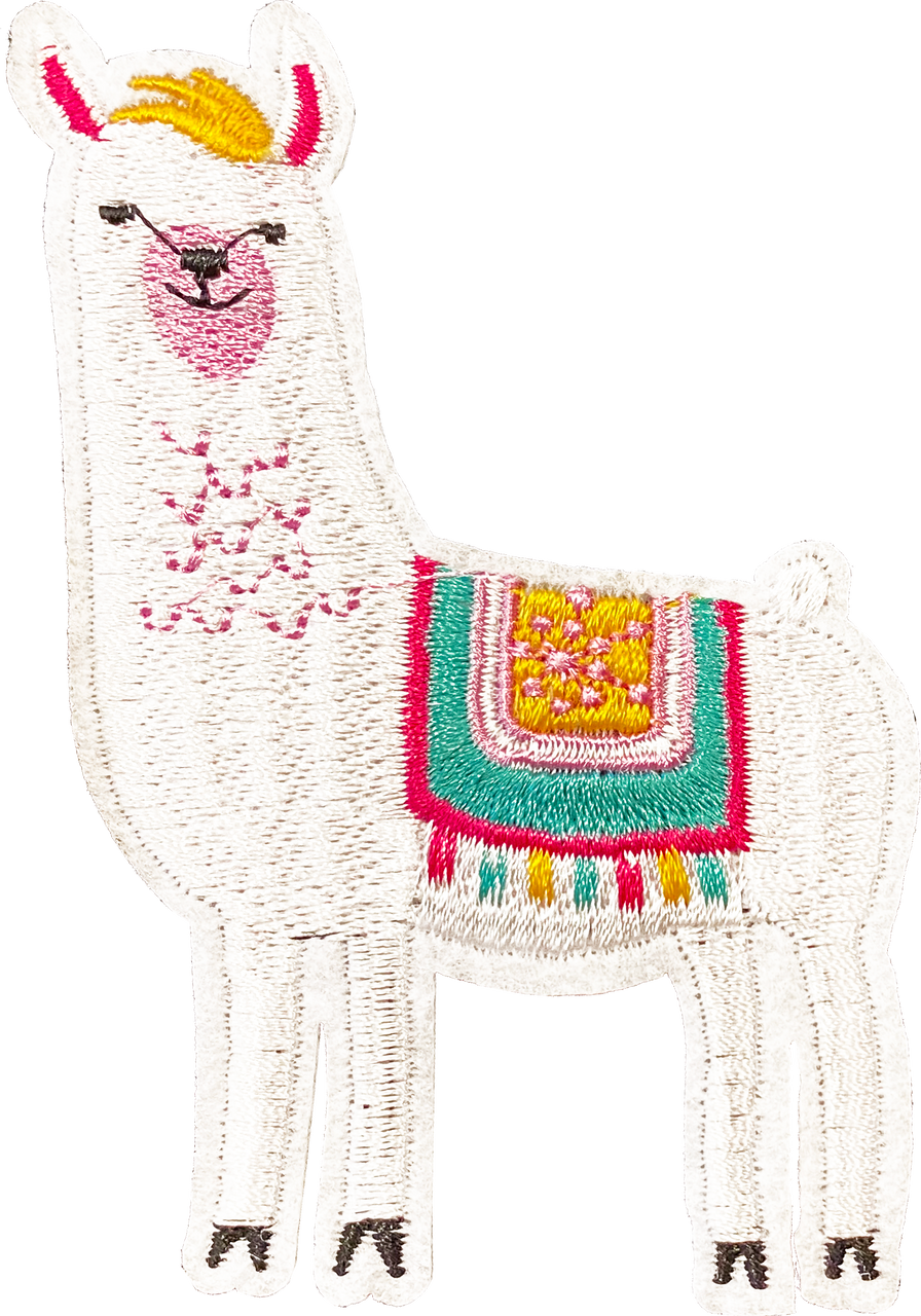 White Llama Patch