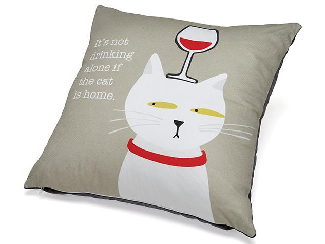 Pillow: It's Not Drinking if the Cat is Home