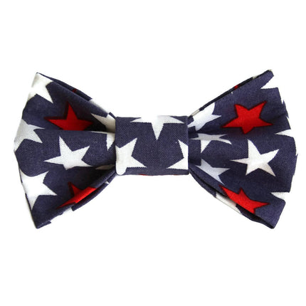 Independence Day Star Dog Bow Tie