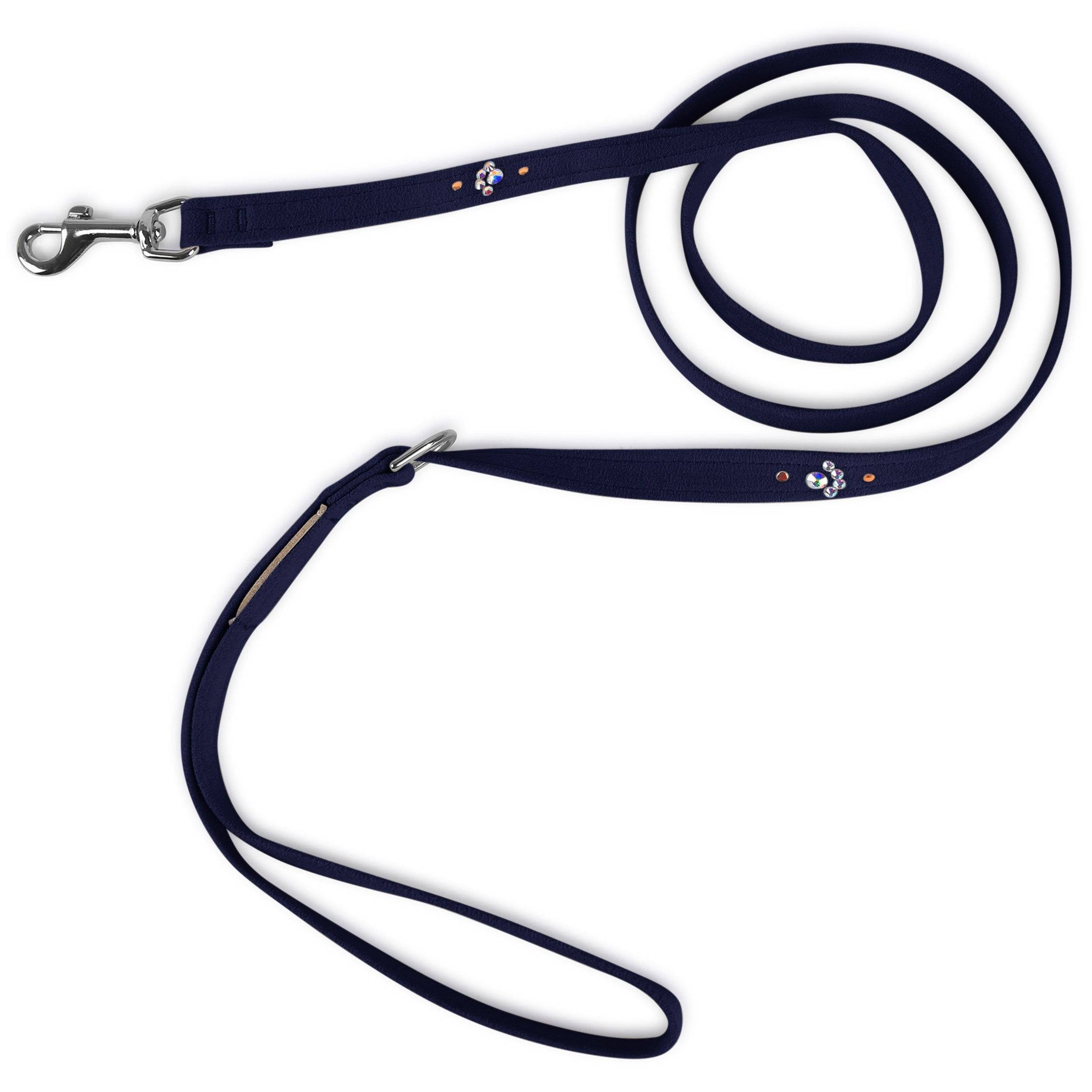 Crystal Paws Leash Indigo