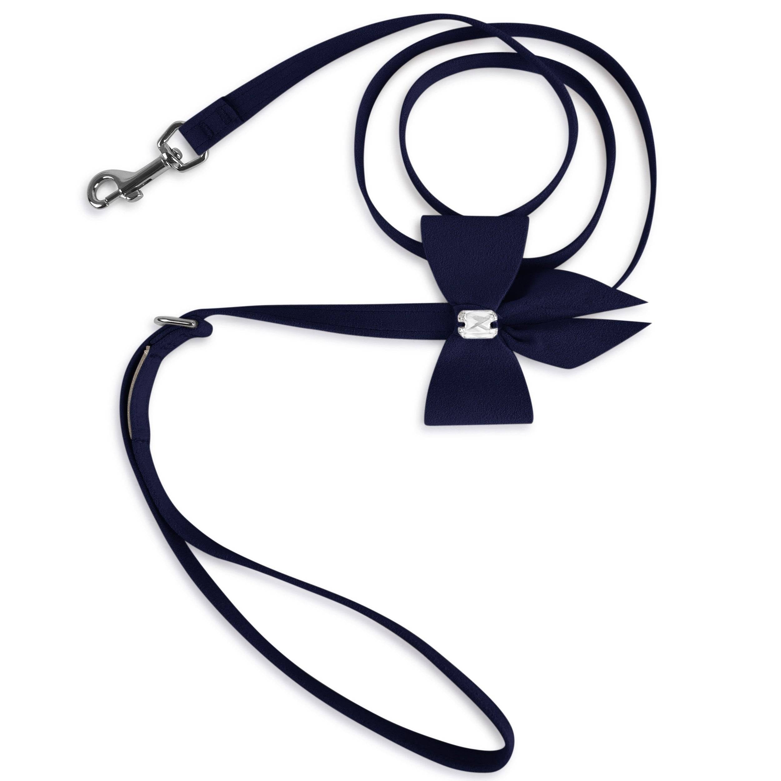 Tail Bow Leash Indigo